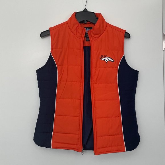 NFL Denver Broncos Women's Puffy Vest size small - Picture 1 of 4